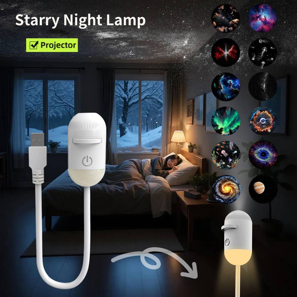 Home Cinema Projector - Mini Galaxy Star Projector Night Light