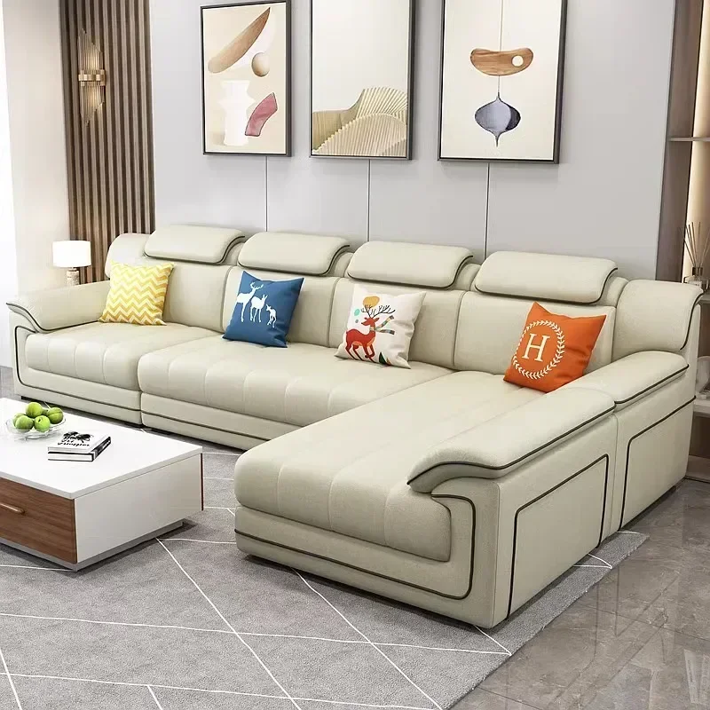 Wood Beige European Sofas Fill - Home Cinema Sofa recension och pris