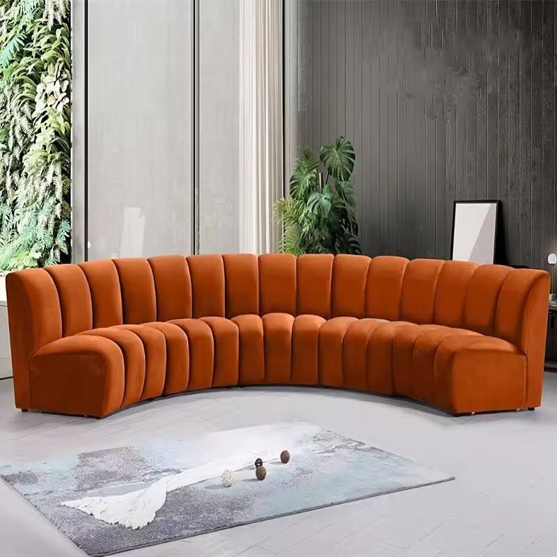 Modern Channel C-Shape Sofa Se - Home Cinema Sofa recension och pris