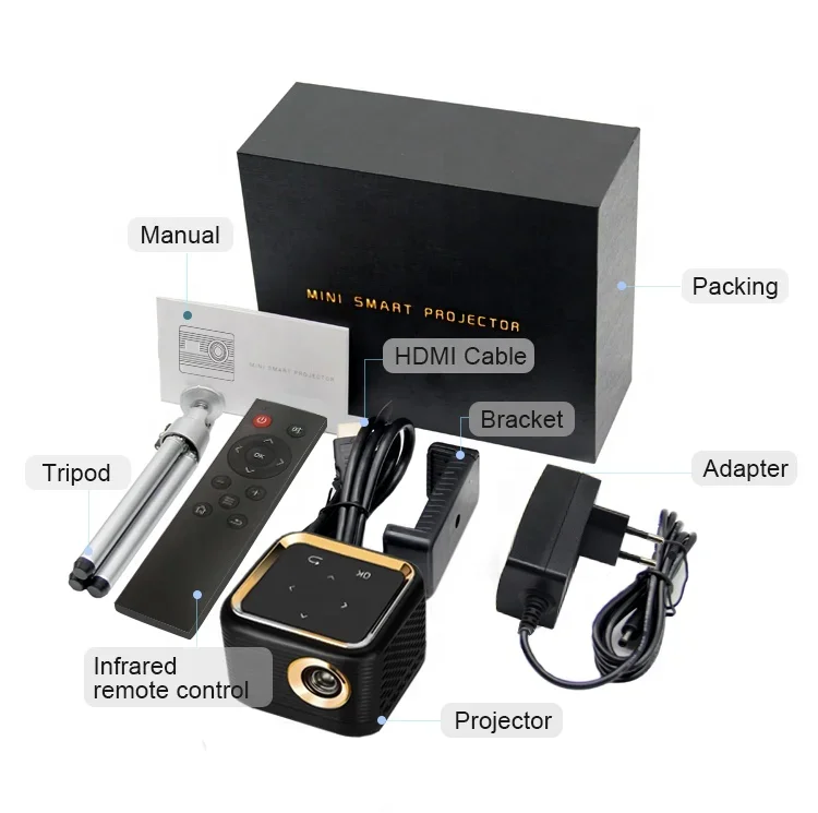 New 2024 Mini Portable USB Poc - Home Cinema Kids recension och pris