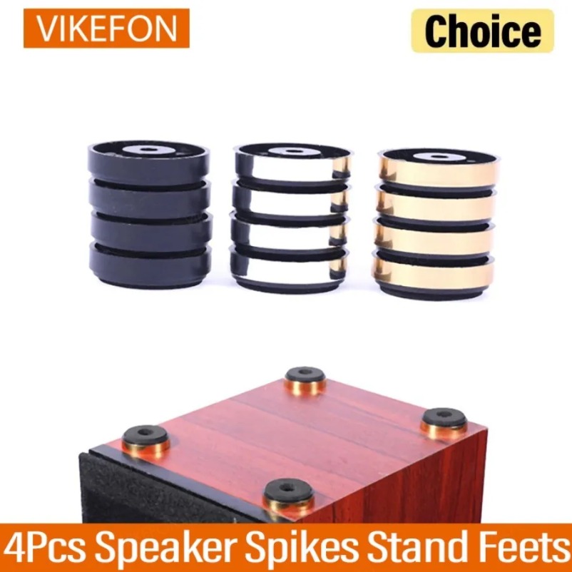 VIKEFON 4Pcs Speaker Spikes St - Home Cinema Rack recension och pris