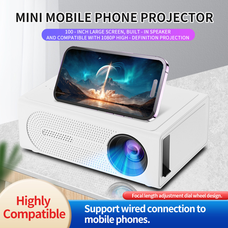 Mini Projector 1080P Supported - Home Cinema Kids recension och pris