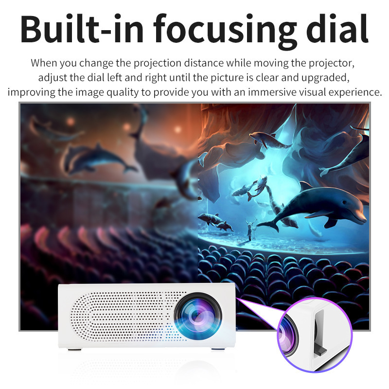 Mini Projector 1080P Supported - Home Cinema Kids recension och pris