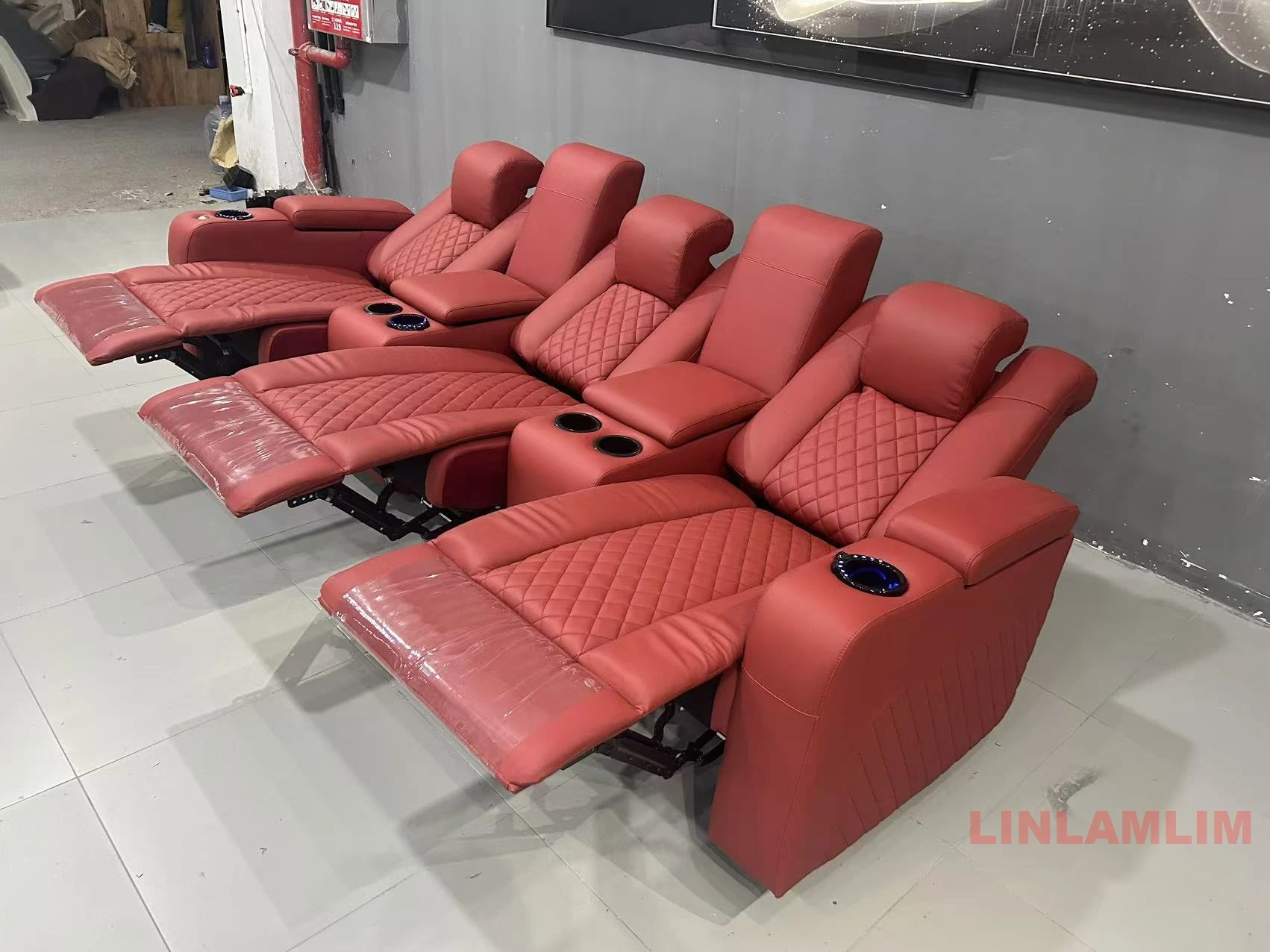 Linlamlim Luxury 3-Seat Reclin - Home Cinema Luxury recension och pris