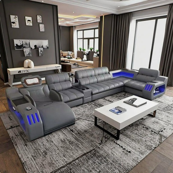 Smart Sofa Set with Electric M - Home Cinema Sofa recension och pris