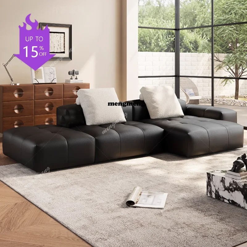 Nordic Leather Compressed Sofa - Home Cinema Luxury recension och pris