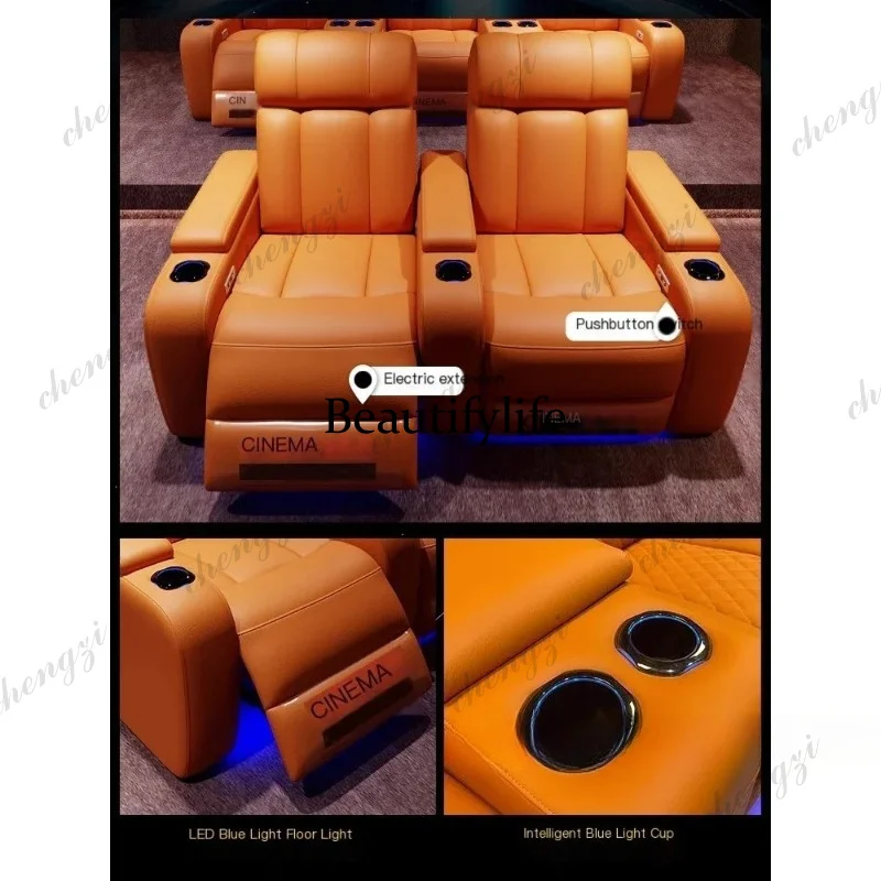 G153 Luxury Genuine Leather El - Home Cinema Luxury recension och pris