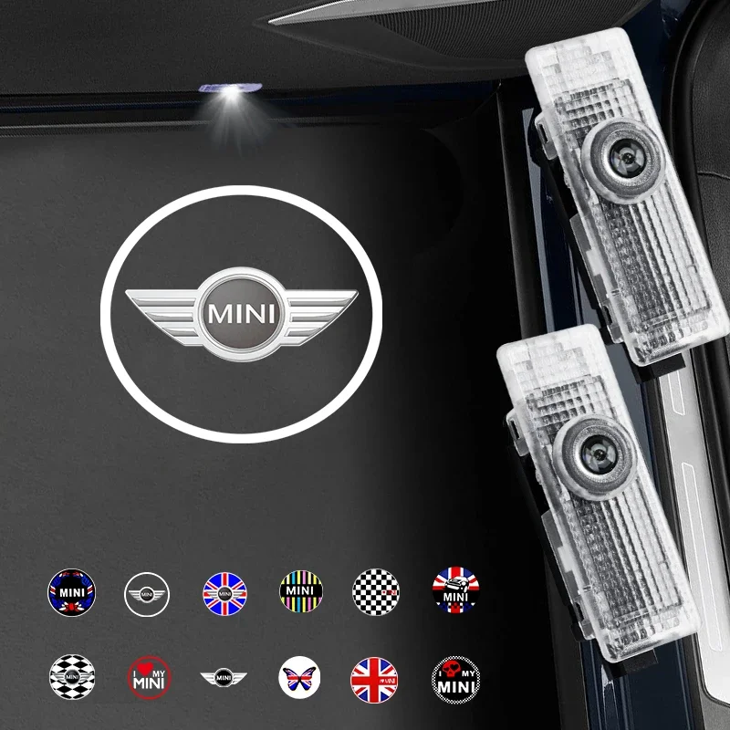 2pcs LED Car Door Welcome Ligh - Home Cinema Projector recension och pris