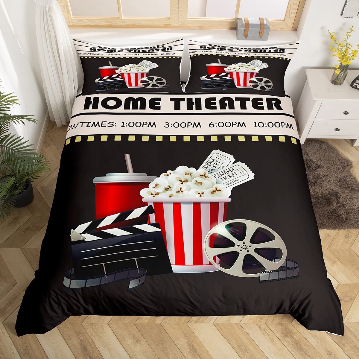 Vintage Cinema Ticket Duvet Co - Home Cinema Kids recension och pris