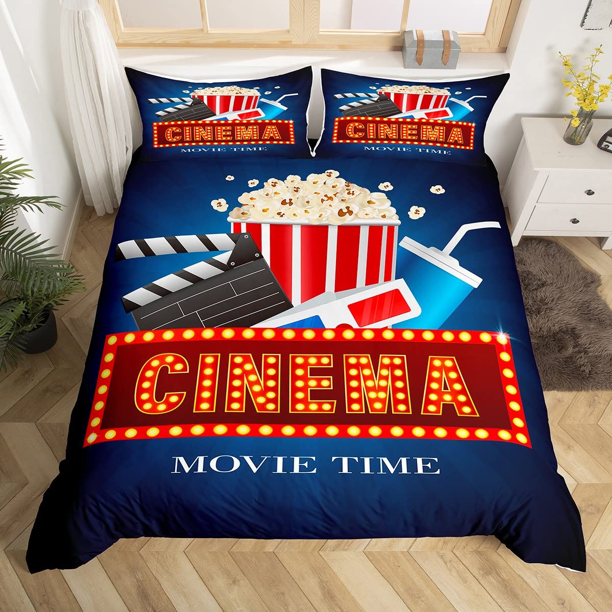 Vintage Cinema Ticket Duvet Co - Home Cinema Kids recension och pris