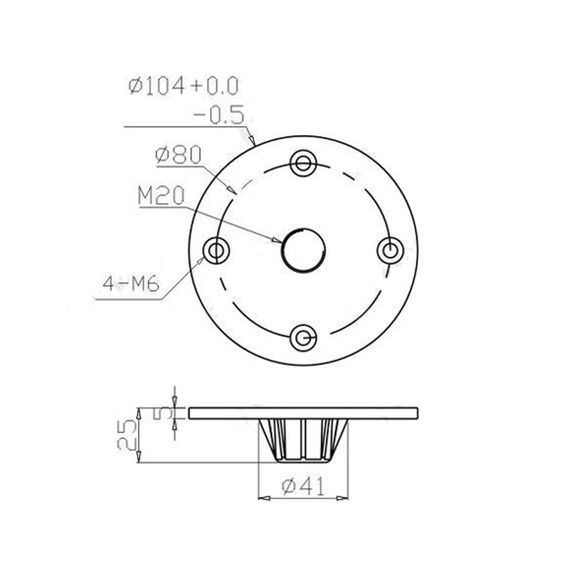 1PC DJ Speaker Mounting Flange - Home Cinema Rack recension och pris