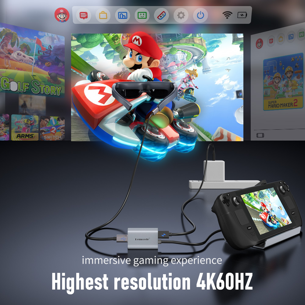 Lemorele HDMI to TYPE-C Adapte - Home Cinema Usb recension och pris