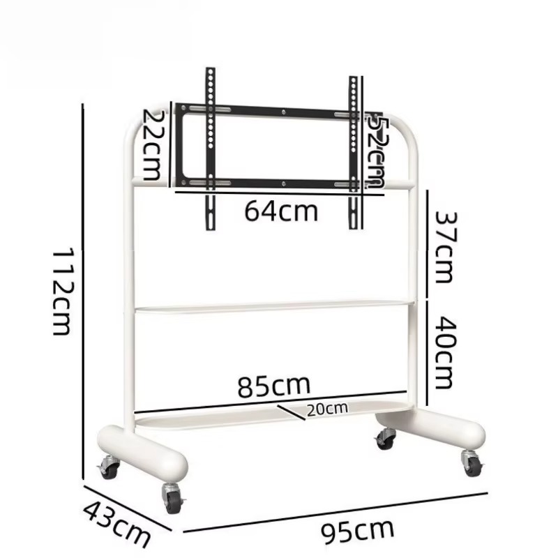 Mobile TV Stand for Small Apar - Home Cinema For Small Room recension och pris
