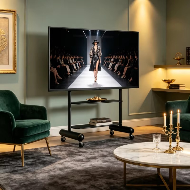 Mobile TV Stand for Small Apar - Home Cinema For Small Room recension och pris