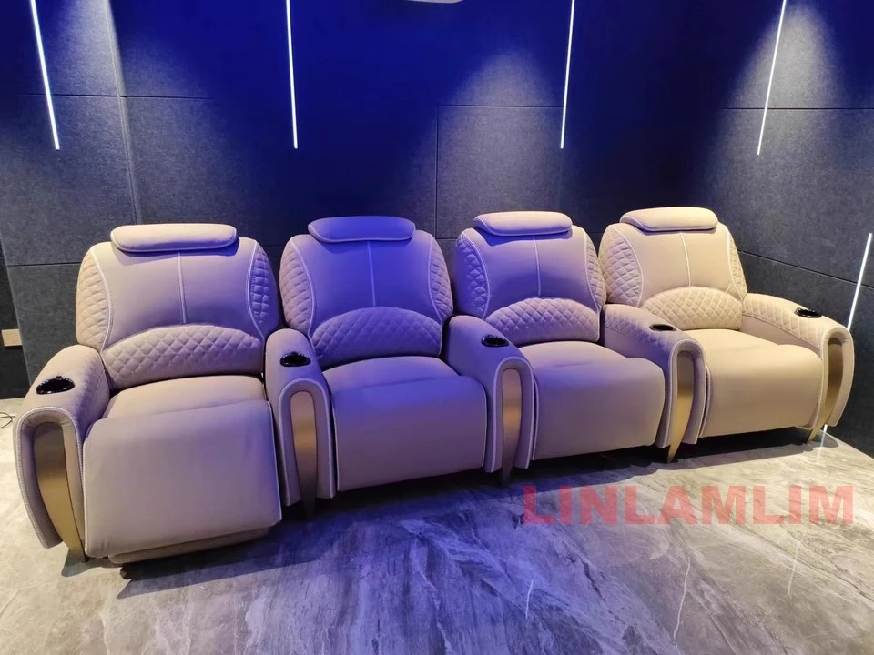 Luxury Electric Recliner Theat - Home Cinema Sofa recension och pris