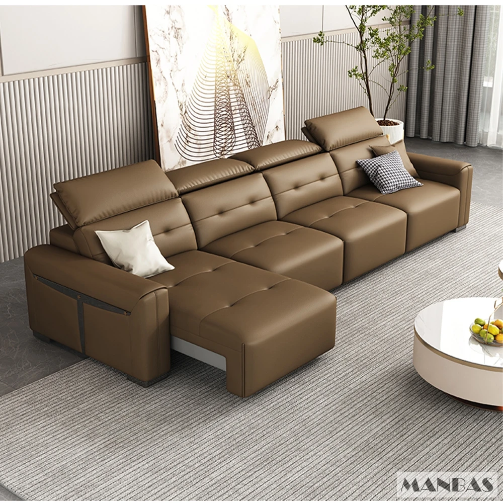 Genuine Leather Electric Conve - Home Cinema Sofa recension och pris