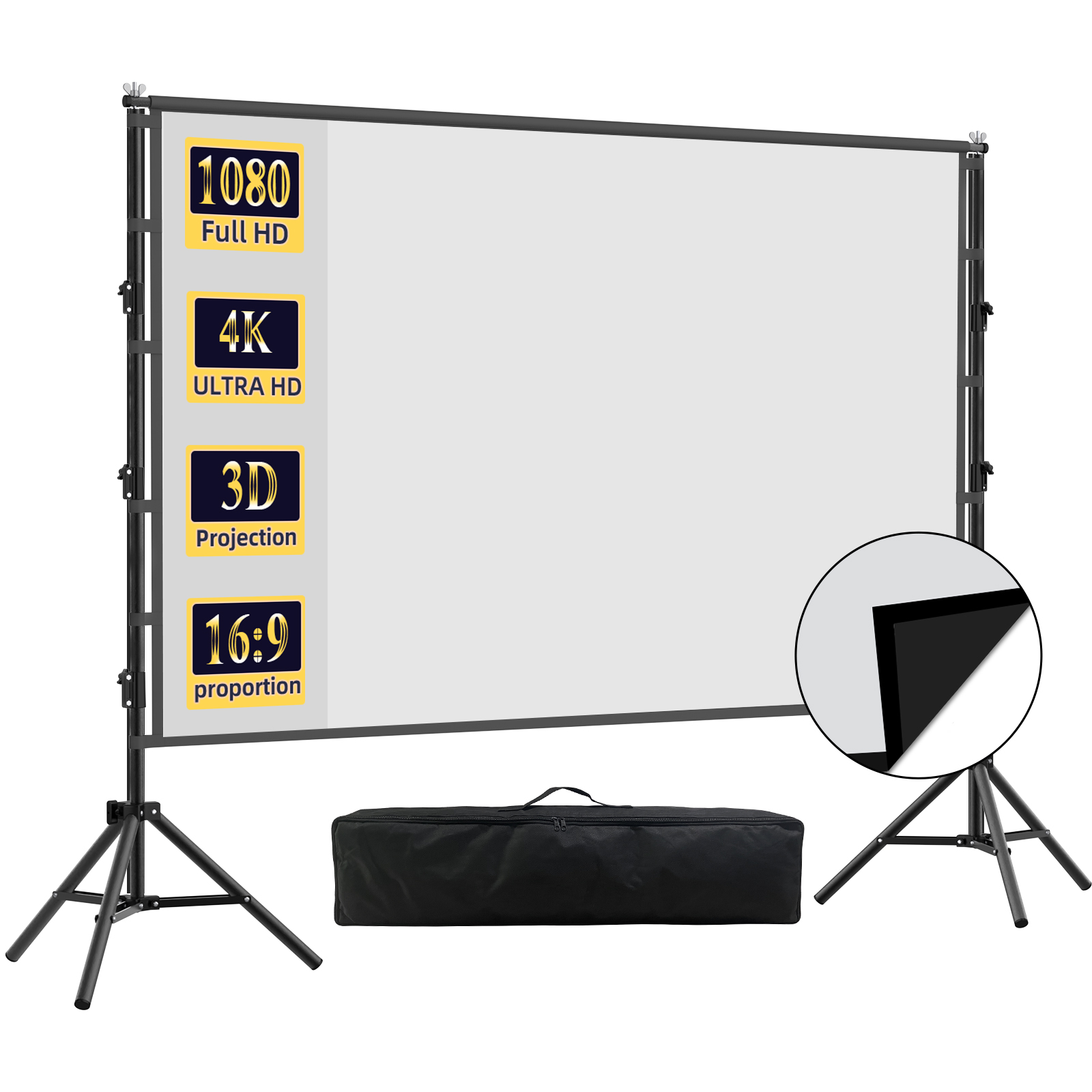 VEIDADZ Projection Screen With - Home Cinema Rack recension och pris