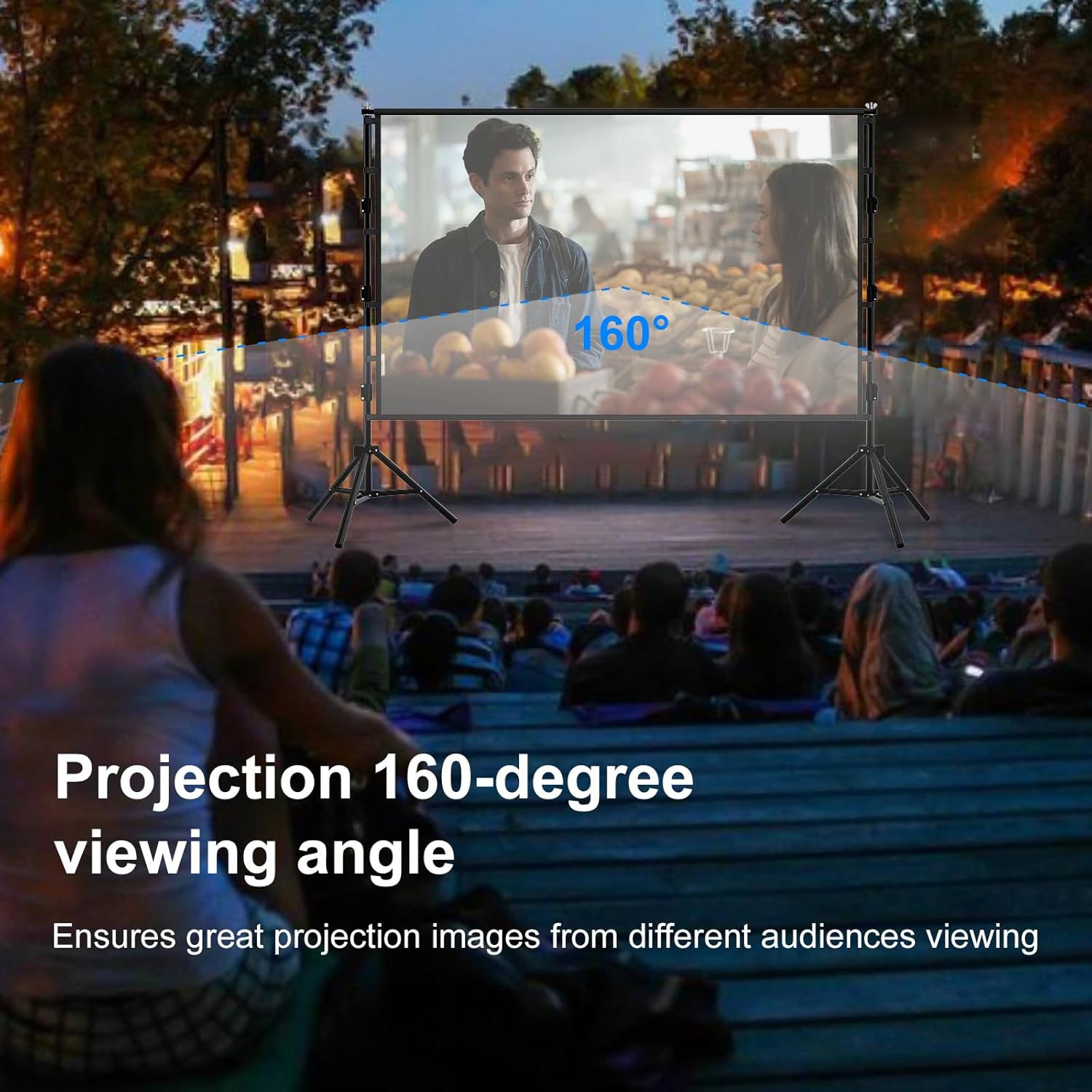 VEIDADZ Projection Screen With - Home Cinema Rack recension och pris