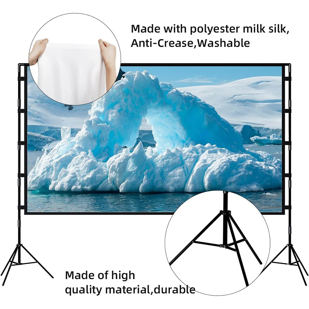 VEIDADZ Projector Screen With  - Projector Carrying Bag recension och pris
